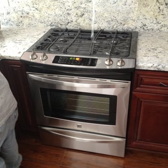 Slide In Range Install On White Granite Yelp Slide In Range Install On White Granite Yelp