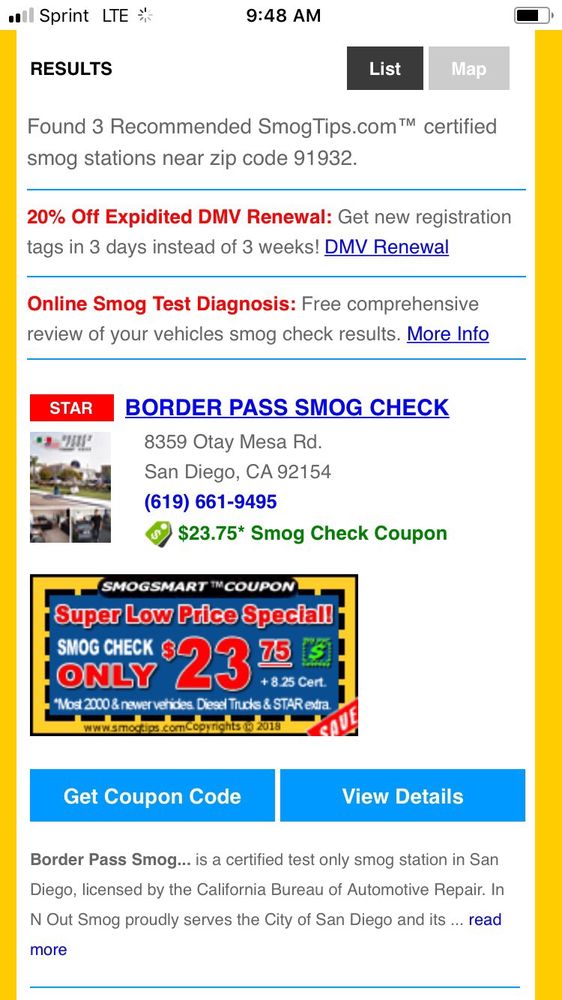 online coupon yelp