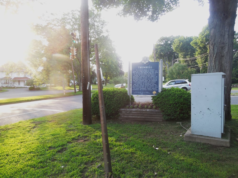Trumbull Historical Marker