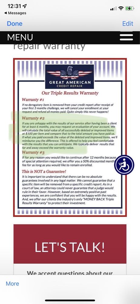 Great American Credit Repair Company