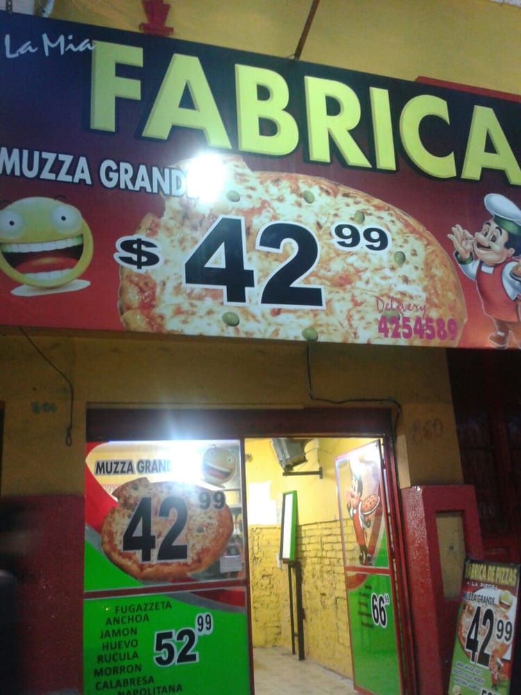 La Fabrica De La Pizza Jávea Menú La Mía - Fábrica de Pizzas - Pizza - Boulevard Illia 560, Nueva Córdoba