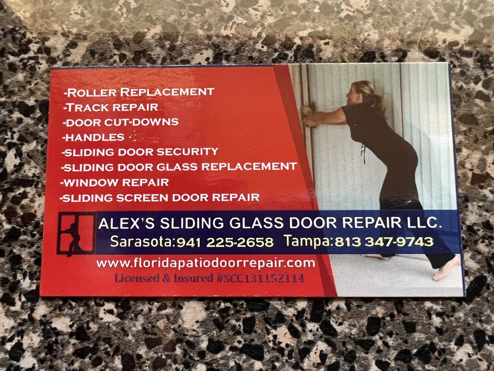 Alex’s Sliding Glass Door Repair