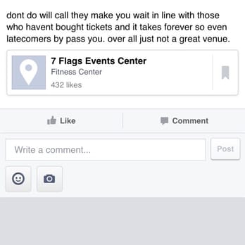 seven flags event center 12 photos 16 reviews venues event iowa events center seating chart