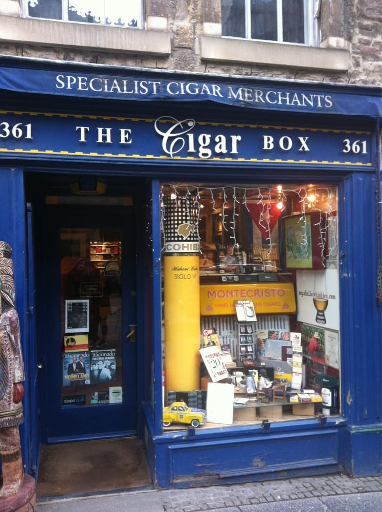 Cigar Box Tobacco Shops 361 High Street, Old Town, Edinburgh