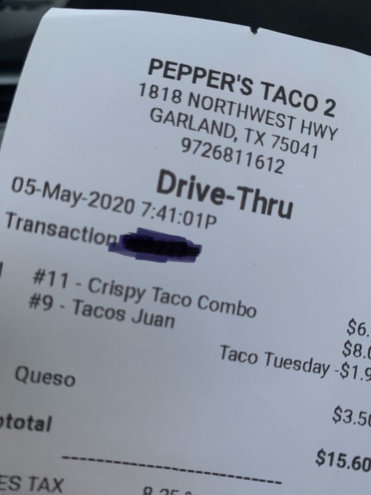 Pepper's Taco