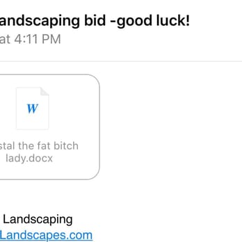 landscaping bids
