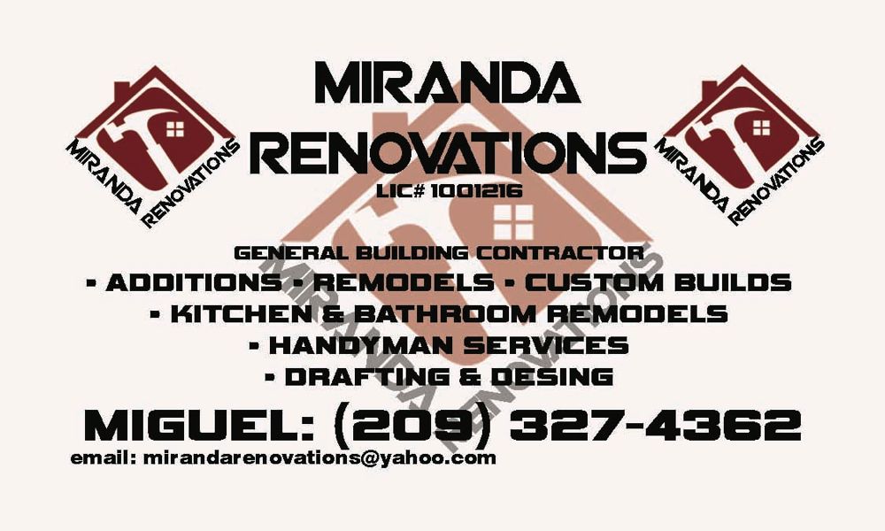 Miranda Renovations
