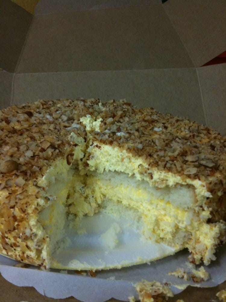 Peters Bakery San Jose Burnt Almond Cake Peters Bakery San Jose Burnt Almond Cake