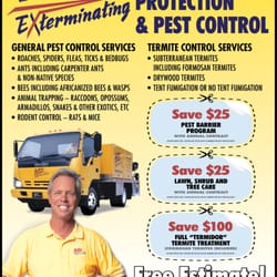 bates exterminating pest control 1311 commerce ln jupiter fl flyers for exterminators