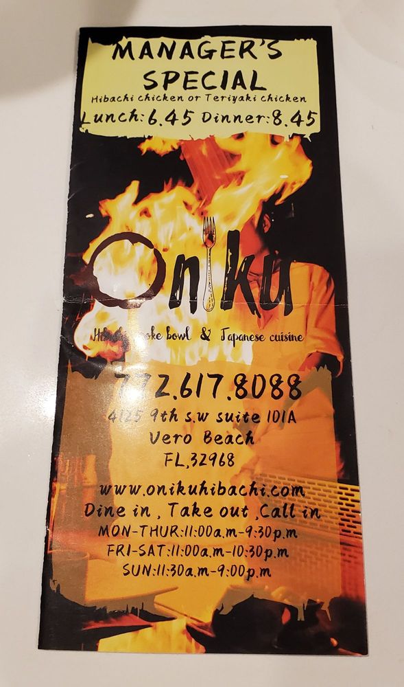 Oniku Japanese Cuisine & Hibachi