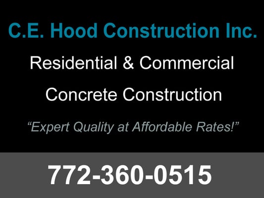Ce Hood Construction Get Quote Contractors 106 11th Ln Se Photo Of Ce Hood Construction Vero Beach Fl United States Concrete Contractor