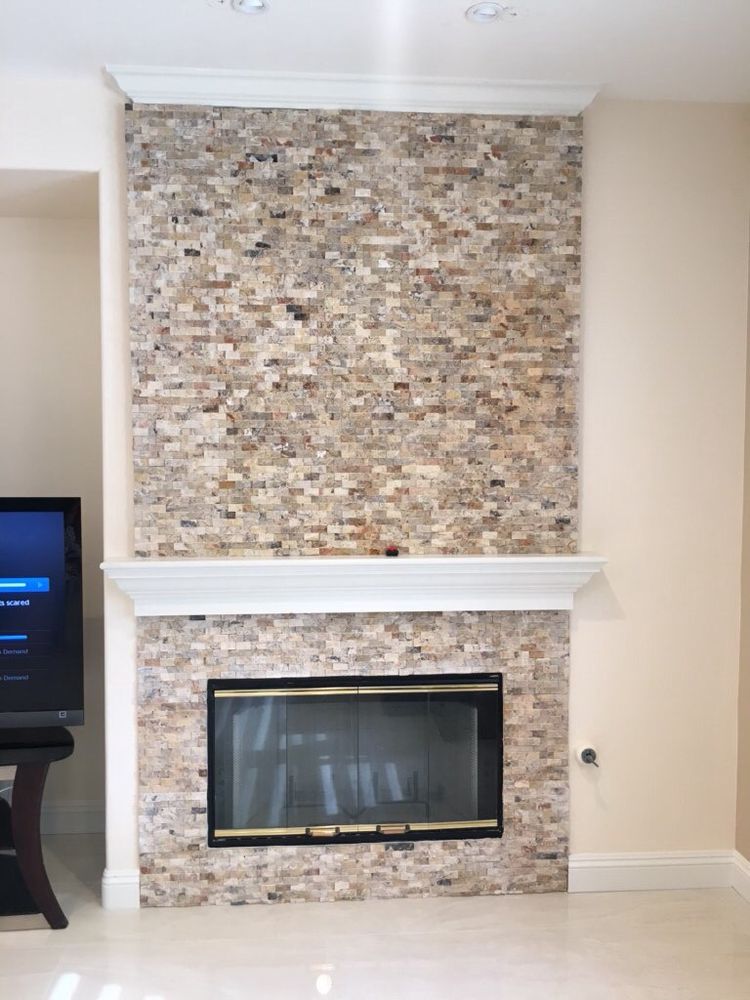 Split Face Natural Stone Fireplace Yelp Photo Of Sun Tile And Ceramic Glendora Ca United States Split Face