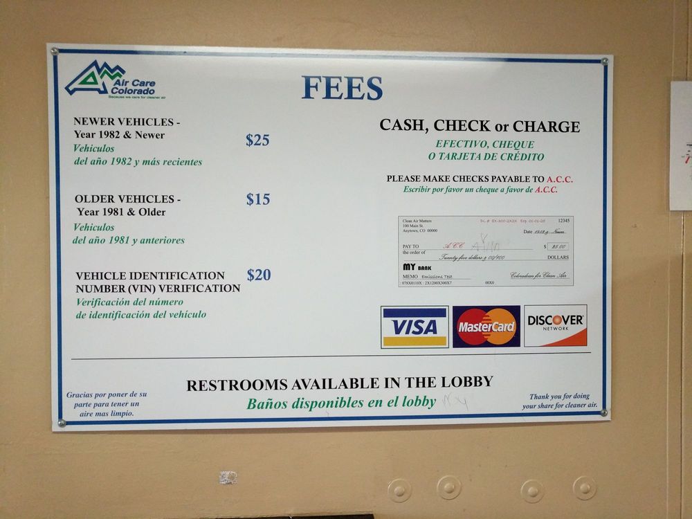 Air Care Colorado Emissions Testing Center 16 Reviews Auto Parts Air Care Colorado Emissions Testing
