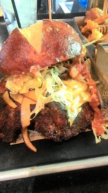 Tatted Up Turkey Burger My Phone Clarity Is Horrible And This