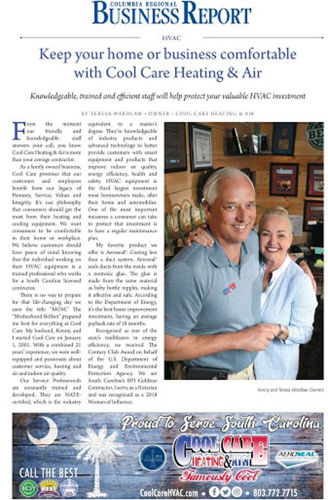 image of business Cool Care Heating, Air, Plumbing & Refrigeration