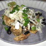 Photo of Snack Dragon Taco Shack - New York, NY, United States. Chicken Verde Taco ($3)