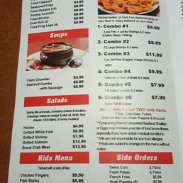 boiling crab menu