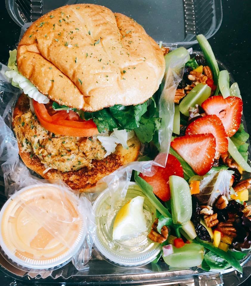 Crab Cake Sandwich Combo Yelp