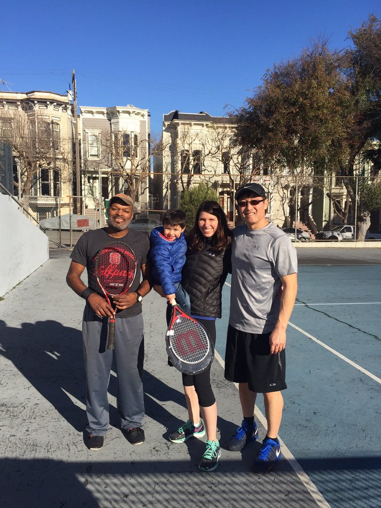 Photo of Tennis Lessons By Mcclain - San Francisco, CA, United States. Coach Mcclain and awesome clients