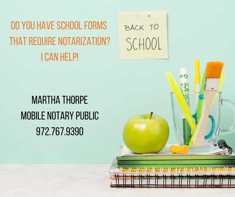 Martha Thorpe, Mobile Notary Public