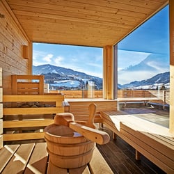 Hotel Planai Hotels Coburgstr 53 Schladming Steiermark Photo Of Hotel Planai Schladming Steiermark Austria Sauna Mit Aussicht