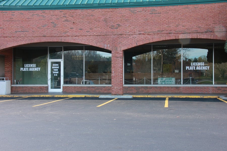 Asheville NC Licence Plate Agency