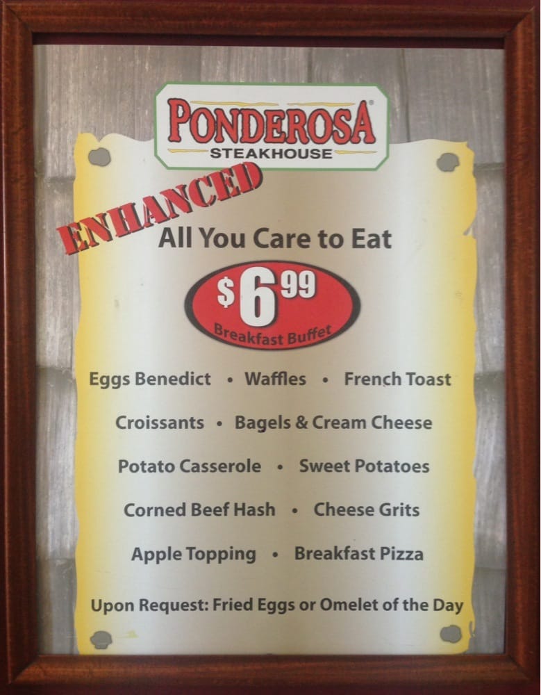 Ponderosa coupons mobile