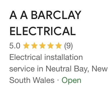 AA Barclay Electrical