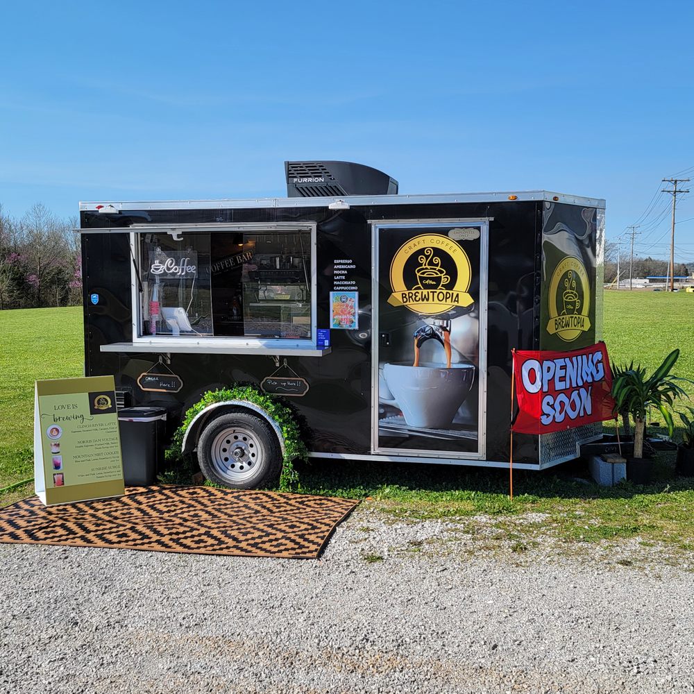 Brewtopia Craft Coffee Trailer