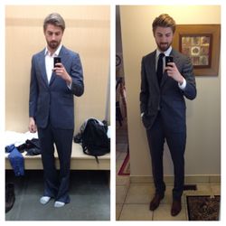 Before and After Tailoring Dress
