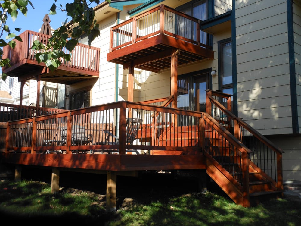 Wooden Deck By Grand View And Patio Builder Denver Co Yelp Photo Of Grand View Deck And Patio Denver Co United States Wooden