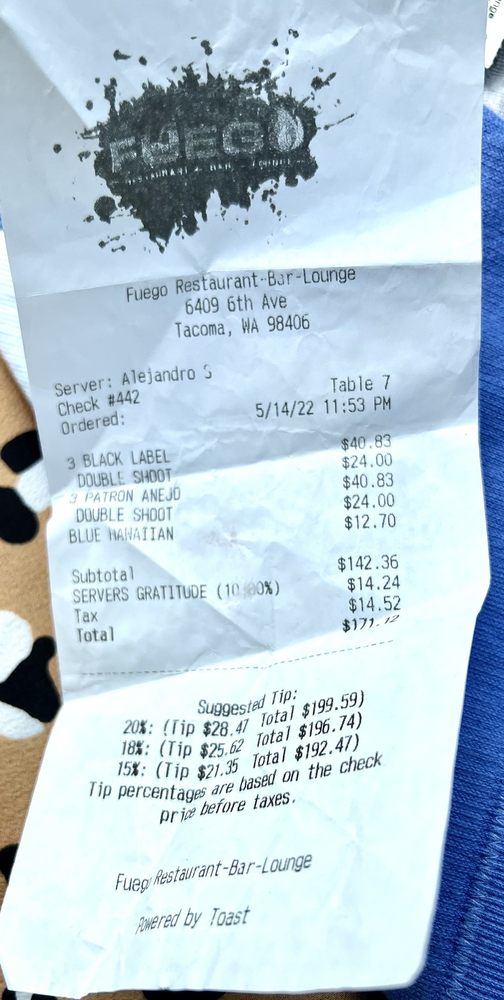 Fuego Restaurant-Bar-Lounge