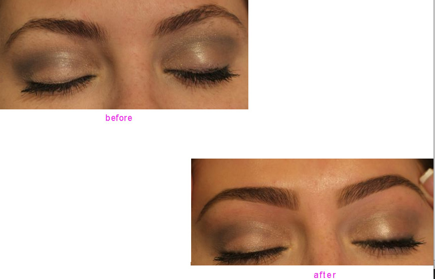 Eyebrow waxing - Before and After | Yelp