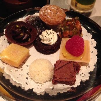 Great complimentary assorted dessert samplers!