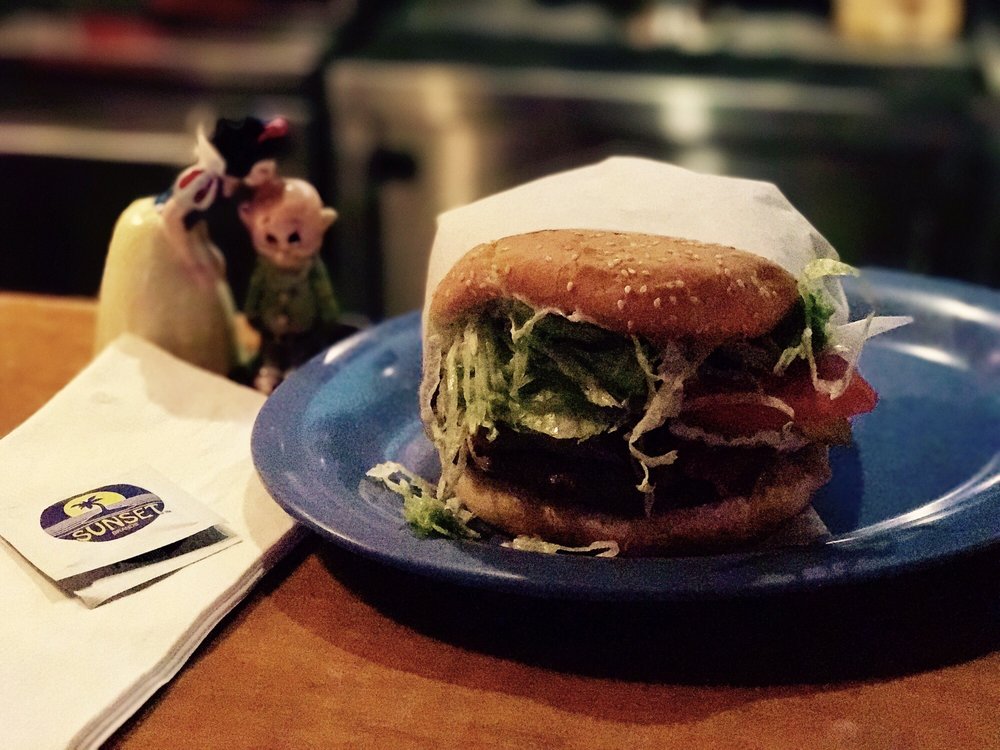Bacon And Bleu Cheese Burger Huge Juicy They Really Photo Of Red Rock Cafe Back Door Bbq Napa Ca United States
