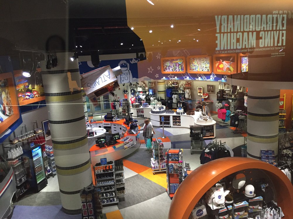 View inside a gift shop, which is inside the Atlantis