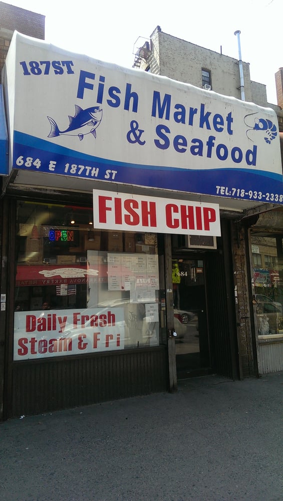 187th Fish Market & Seafood Seafood 684 E 187th St, Belmont, West