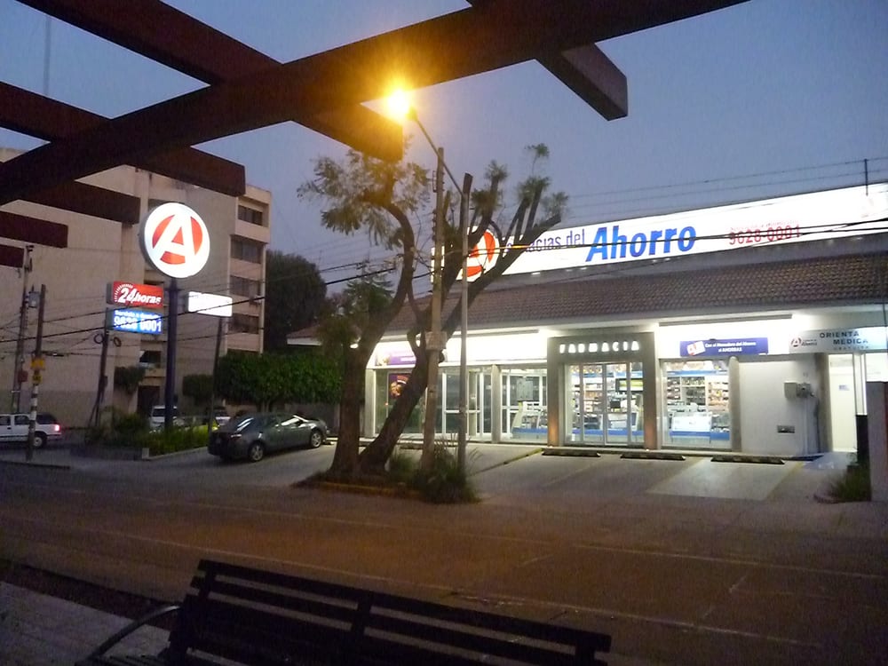 Farmacias del Ahorro Pharmacy Av. Pablo Neruda 2557, Guadalajara, Jalisco, Mexico Phone