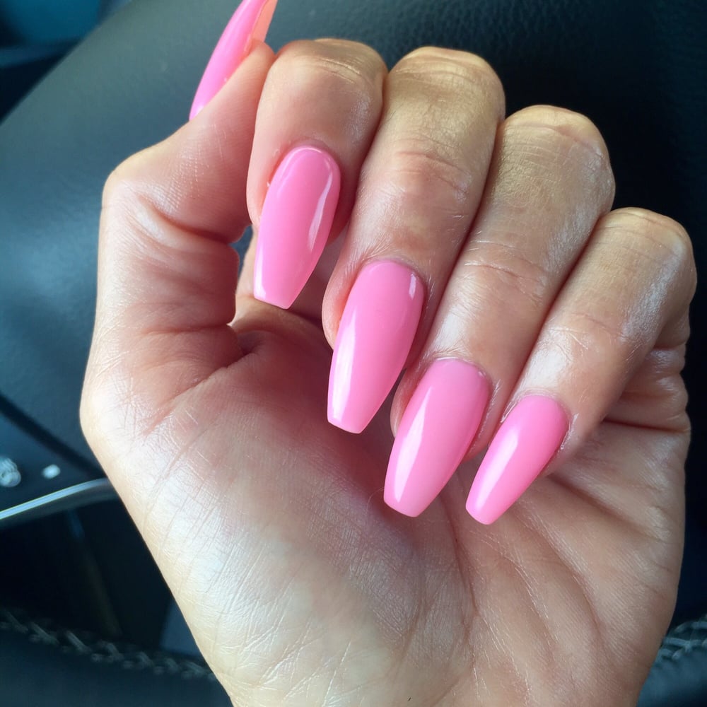 Obsessed With This Gel Color Dnd 497 Baby Pink Nails By Brian Yelp Photo Of Hy Nails Spa Costa Mesa Ca United States Obsessed