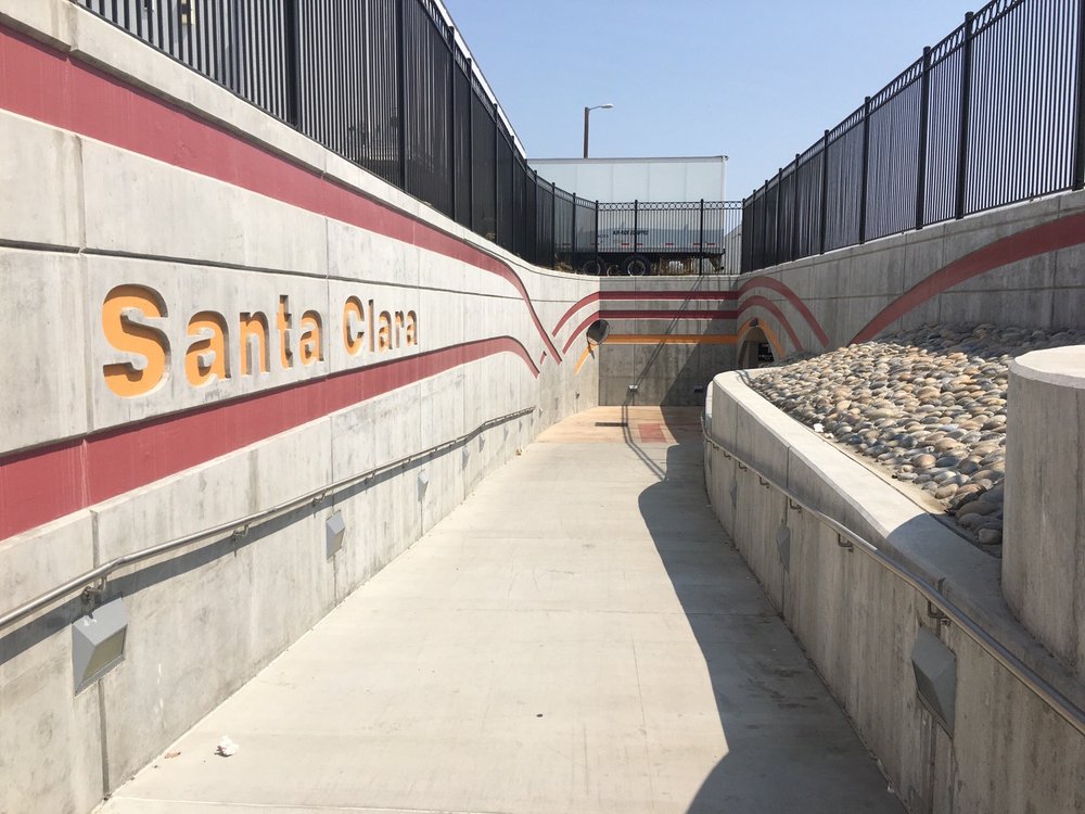 Santa Clara Caltrain Station