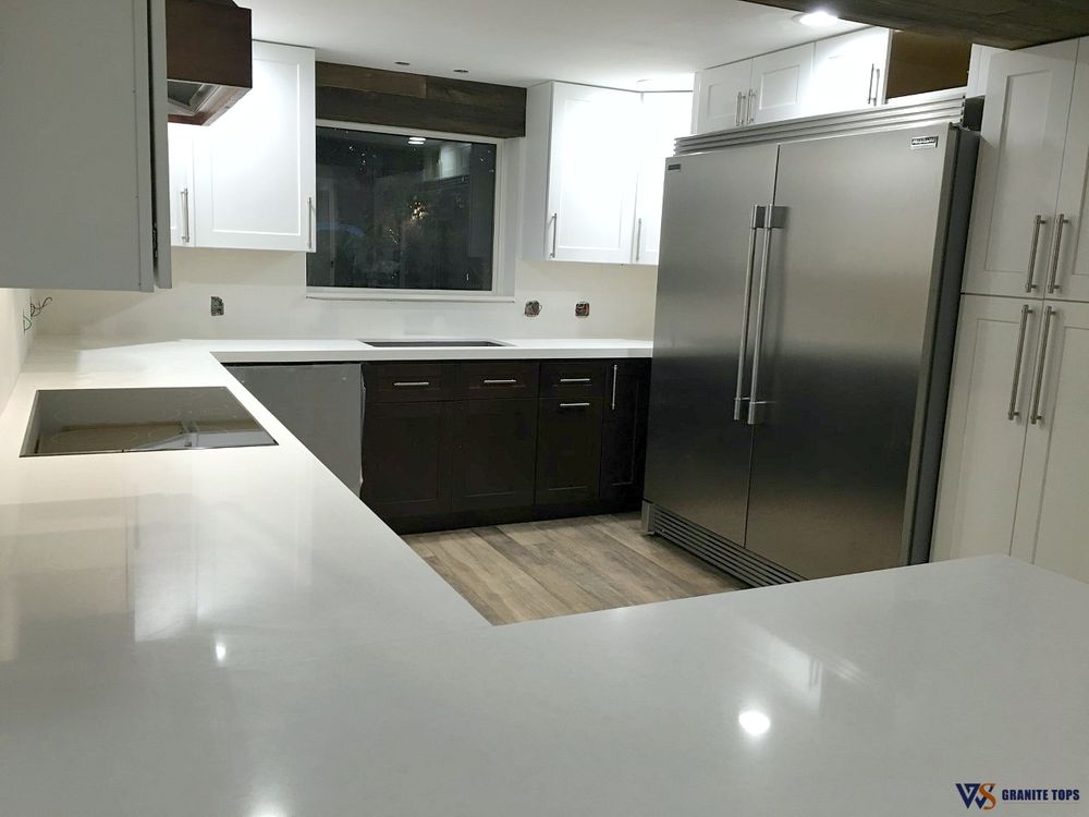 Kitchen Countertops Calico White Quartz From Msi Yelp Photo Of Ws Granite Tops Deerfield Beach Fl United States Kitchen Countertops