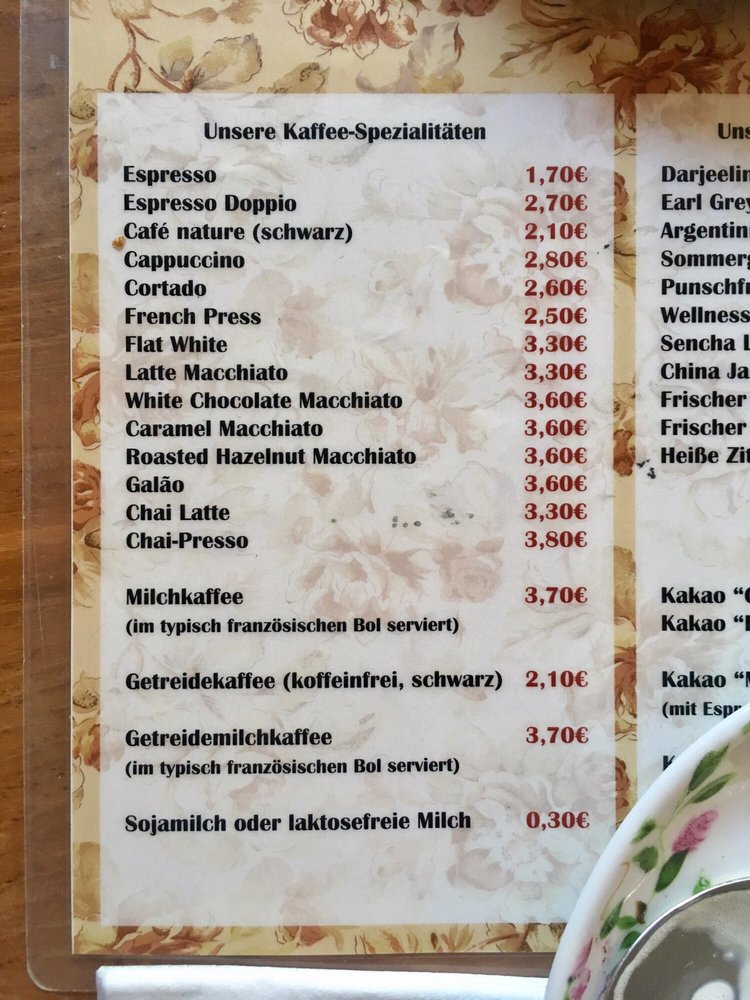 Coffee menu - Yelp Coffee menu - Yelp