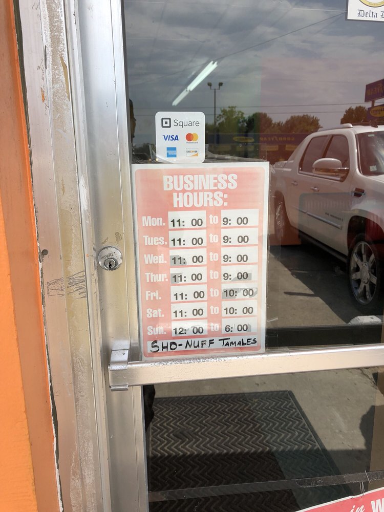 ShoNuff Hot Tamales Mexican 1512 US82, Greenville, MS