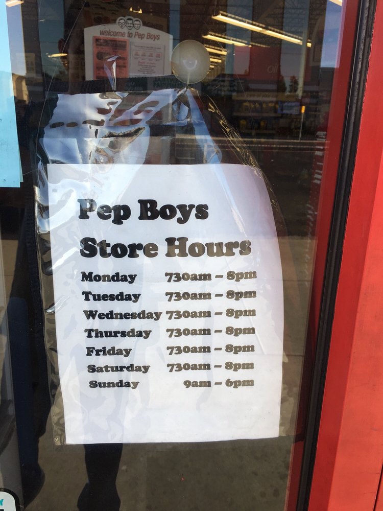 Pep Boys Store Hours >> Real Store Hours Yelp Pep Boys Store Hours >> Real Store Hours Yelp
