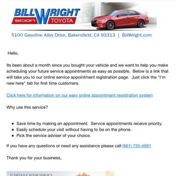 Bill Wright Toyota 86 Photos 150 Reviews Car Dealers 5100 Photo Of Bill Wright Toyota Bakersfield Ca United States Convenient Email Sent