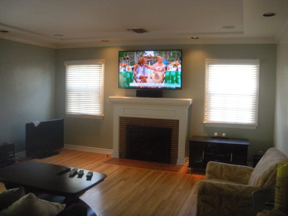 Design And Installation Of Martin Login Surround Sound Floor Tower Design And Installation Of Martin Login Surround Sound Floor Tower Speakers 70 Led Tv Mount On A Fix Wall Yelp