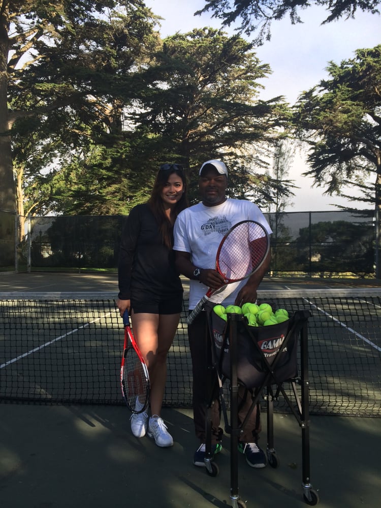 Photo of Tennis Lessons By Mcclain - San Francisco, CA, United States. coach Mcclain and Kristine