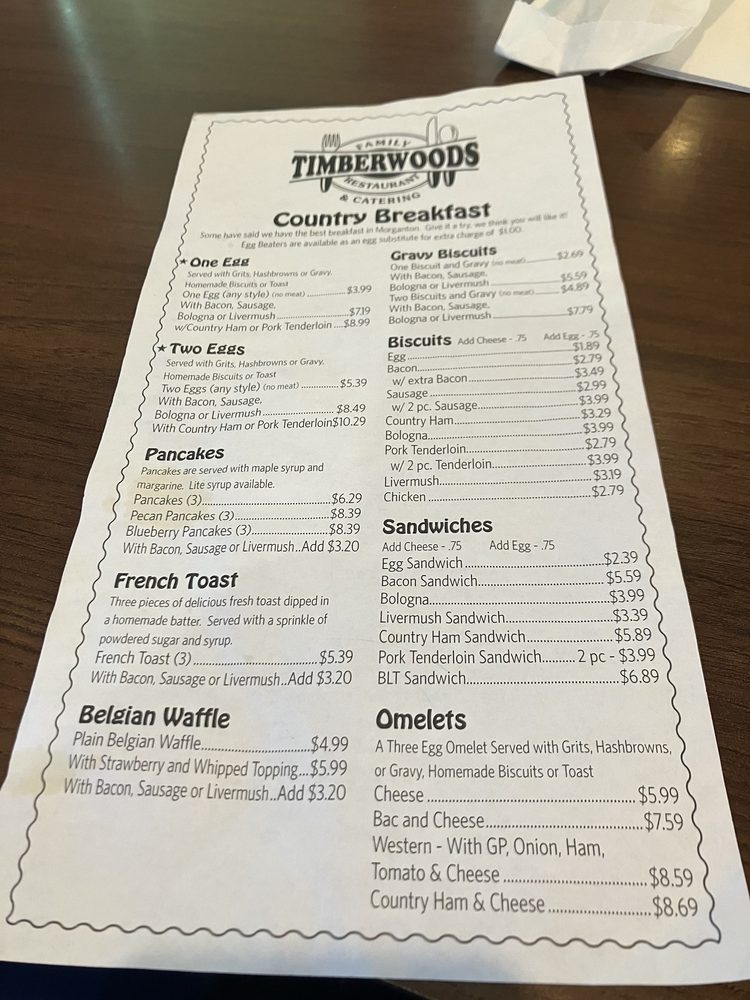 Timberwoods Family Restaurant