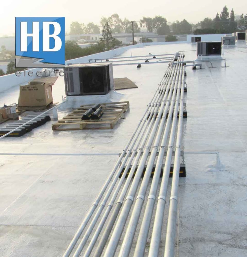 Electrical Conduit Installation Flat Roof