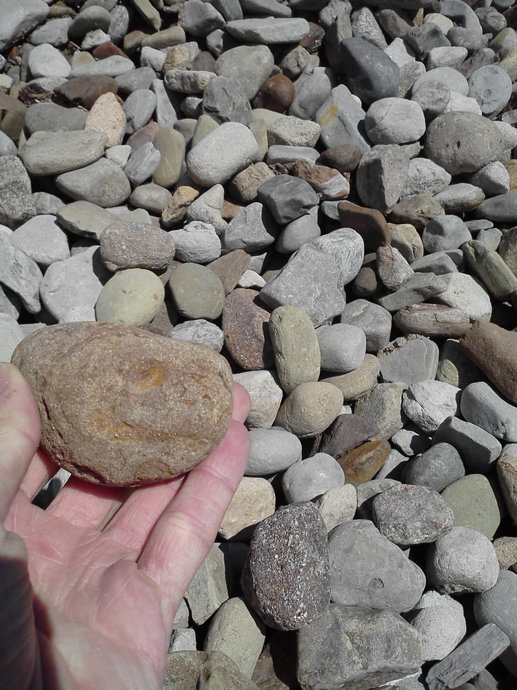 We also have bulk materials. #34 River Rock shown here. - Yelp
